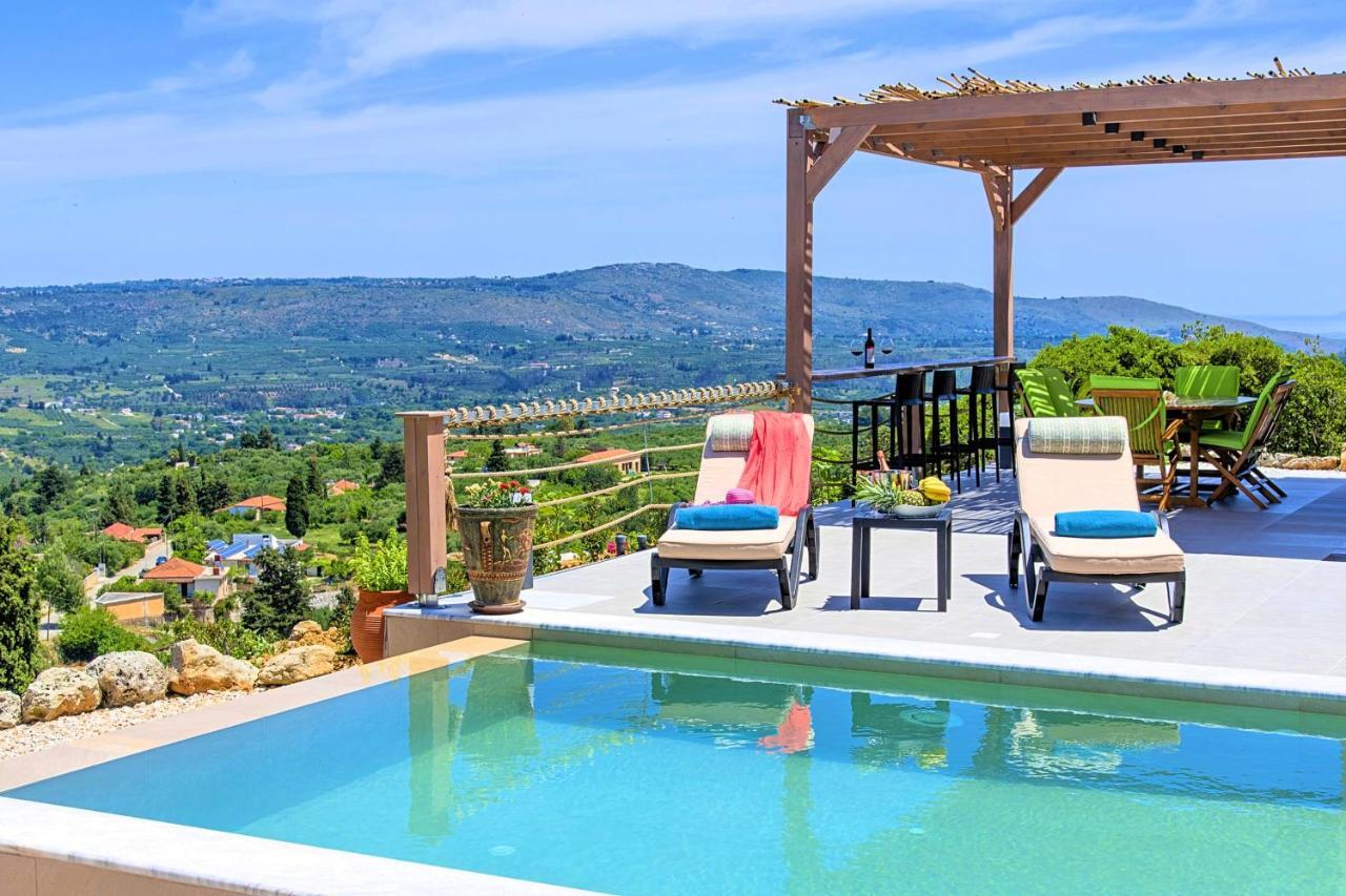 Villa Vardis Heated Pool Vryses Buitenkant foto